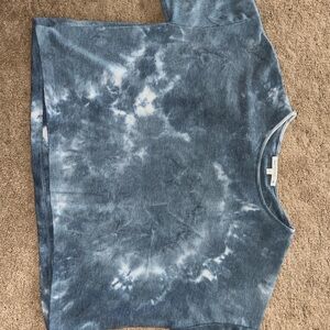 Blue Tie-Dye Short Sleeve Tee